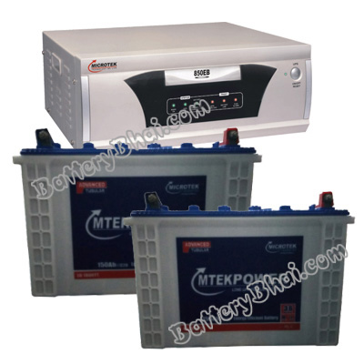 Microtek EB 1600 VA Home UPS and 2pcs MtekPower EB 1800TT Inverter Battery  at Best Price, Buy Microtek EB 1600 VA Home UPS and 2pcs MtekPower EB  1800TT Online