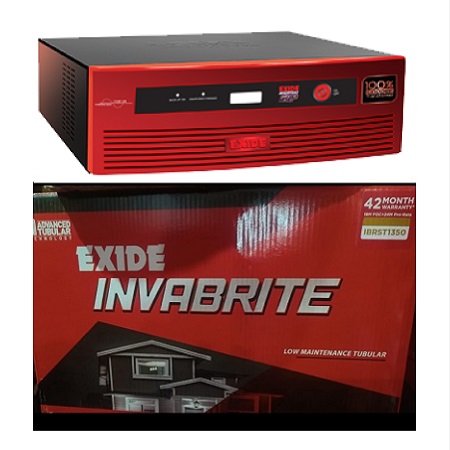 Inverterz GQP 1125 Home UPS and Exide InvaBrite Tubular IBRST1350